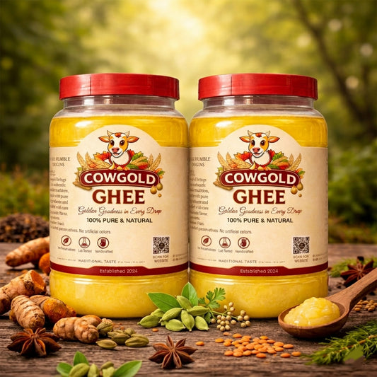 Cowgold Pure Ghee Combo Pack – 100% Natural Ghee